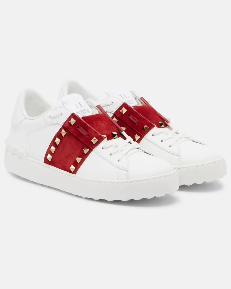 Valentino Garavani Sneakers Rockstud Untitled in pelle Bianco