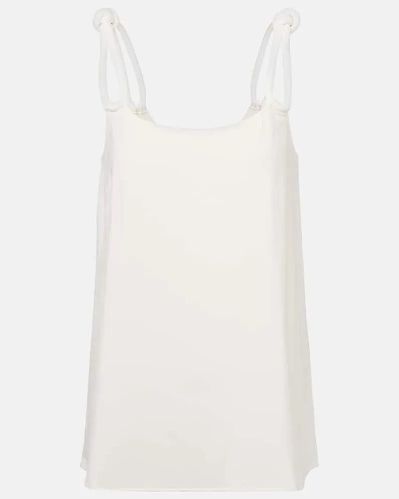 Max Mara Top Faida in jersey Bianco