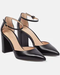 Gianvito Rossi Pumps Piper Anklet in pelle Nero