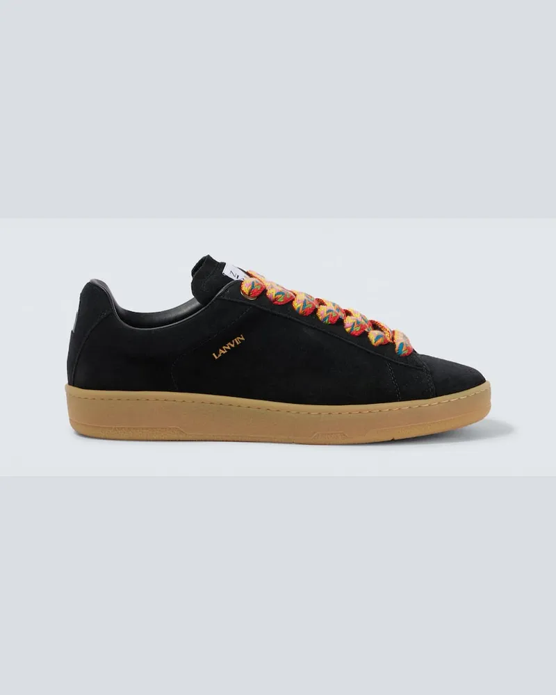 Lanvin Sneakers Curb Lite in suede Nero