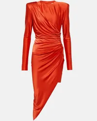 Alexandre Vauthier Abito midi asimmetrico Rosso