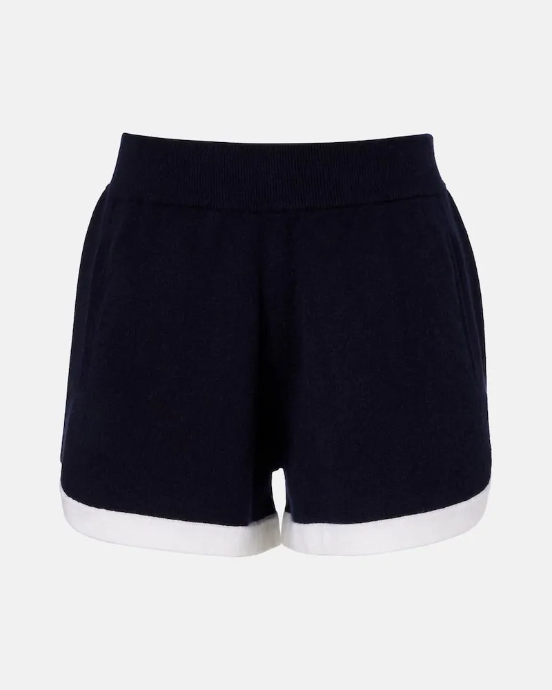 Jardin des Orangers Shorts in cashmere Blu