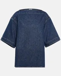 Totême Top in denim Blu