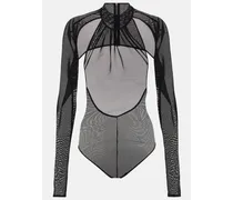 Body in mesh con cut-out