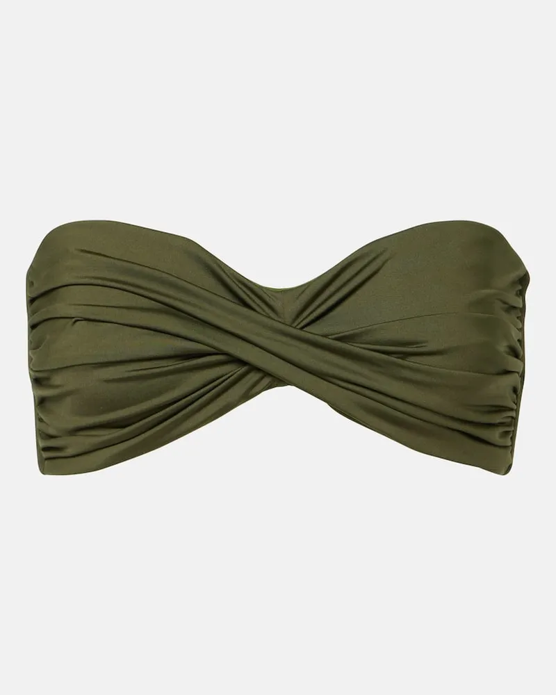 Johanna Ortiz Top bikini a fascia Sea Sprite Verde