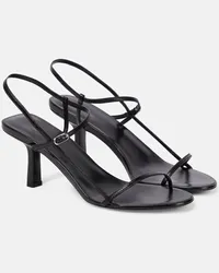 The Row Sandali Bare in pelle Nero