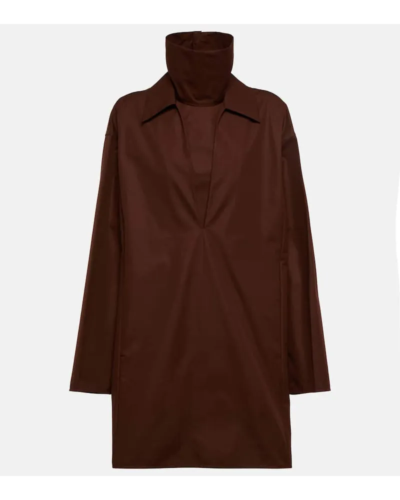 Jil Sander Miniabito in cotone Marrone