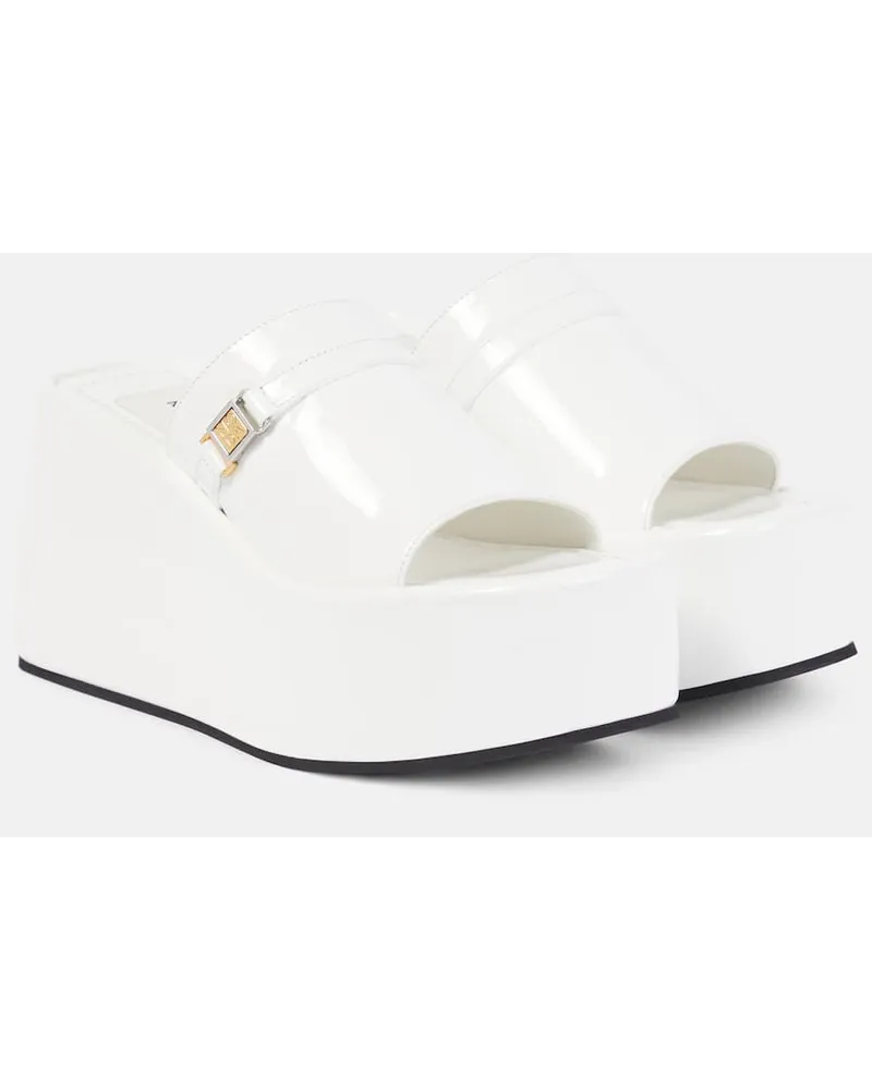 NODALETO Sandali Bulla Yelena in raso con zeppa Bianco