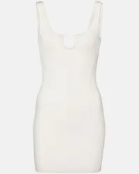 Jacquemus Miniabito Robe Sierra in maglia Bianco