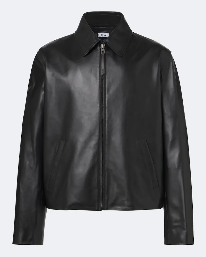 Loewe Giacca in pelle Nero