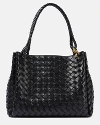 Bottega Veneta Borsa a spalla Parachute Large in pelle Nero