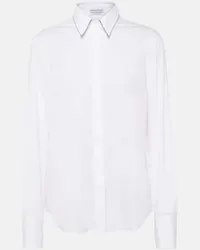 Brunello Cucinelli Camicia in cotone Bianco