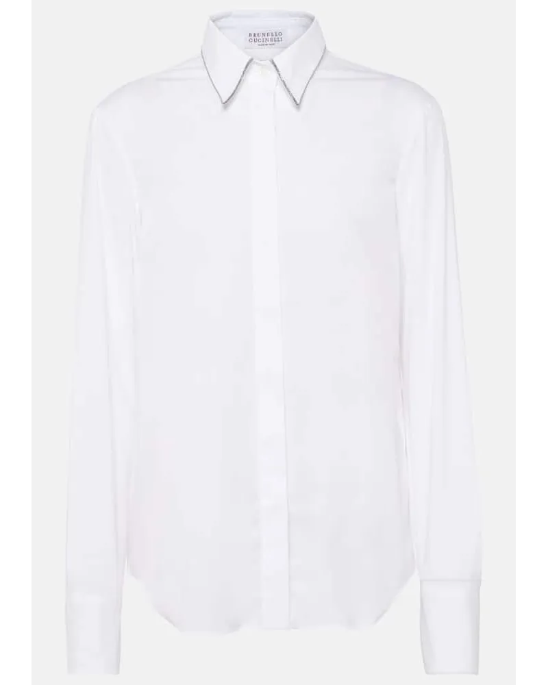 Brunello Cucinelli Camicia in cotone Bianco