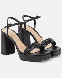 Gianvito Rossi Sandali Lena in pelle Nero