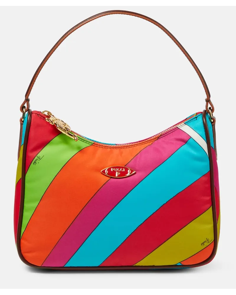 Emilio Pucci Borsa a spalla Iride Small con pelle Multicolore