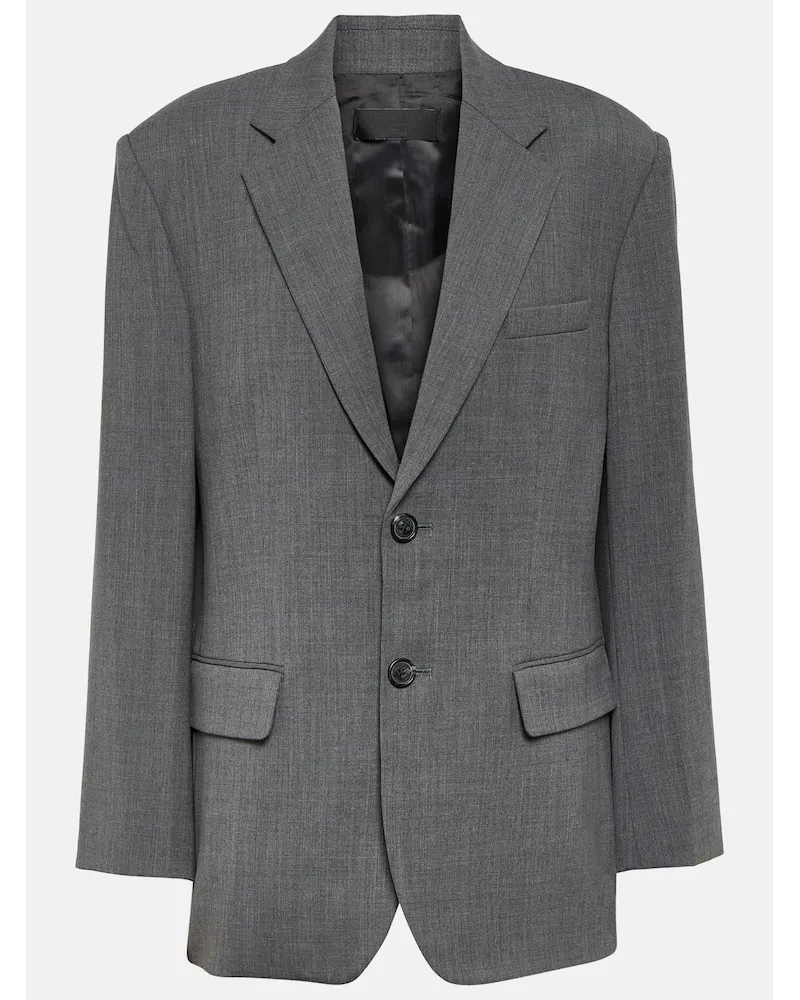 Nili Lotan Blazer Boyfriend in misto lana Grigio