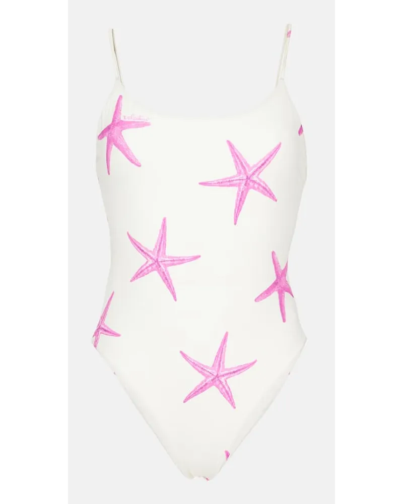 Valentino Garavani Costume intero Starfish Bianco