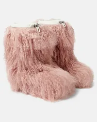 Bogner Stivali doposcì Les Arcs 3B in shearling Rosa