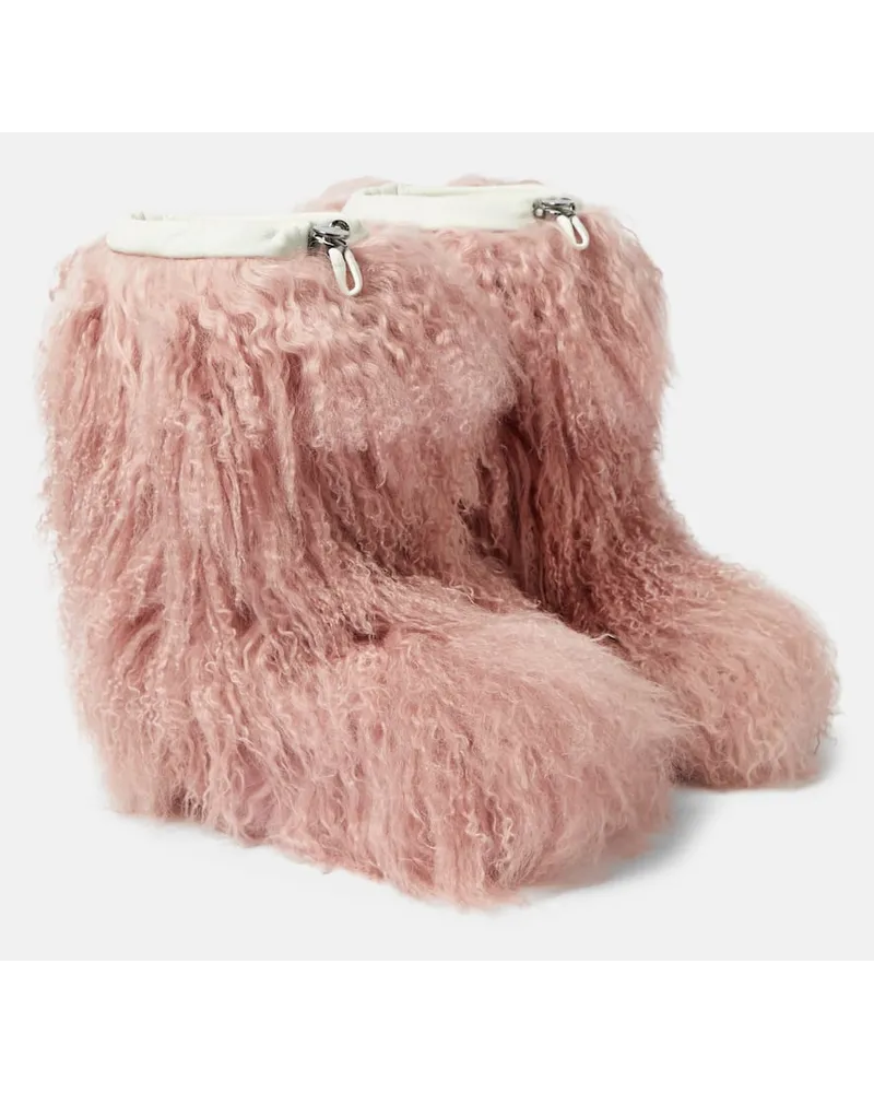 Bogner Stivali doposcì Les Arcs 3B in shearling Rosa