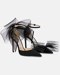 Jimmy Choo Pumps Averly 100 con fiocco Nero