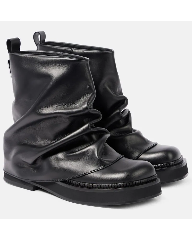 ATTICO Stivaletti Robin in pelle Nero