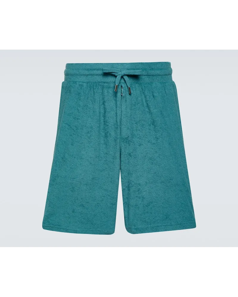 Frescobol Carioca Shorts Augusto in misto cotone Verde