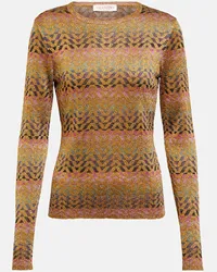 Valentino Garavani Pullover in jacquard con lamé Multicolore