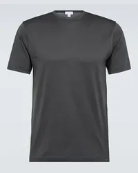 Sunspel T-shirt in cotone Grigio