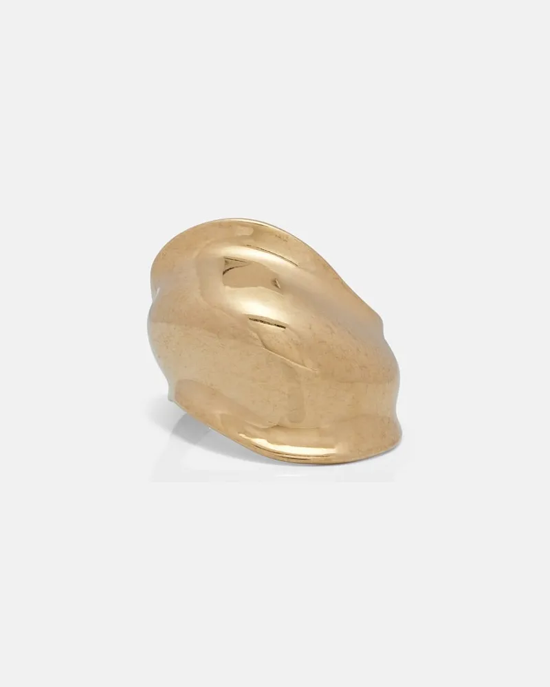 Saint Laurent Bracciale rigido High Armor Oro