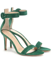 Gianvito Rossi Sandali Portofino 85 in suede Verde