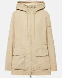 Moncler Parka Leandro in tessuto tecnico Beige