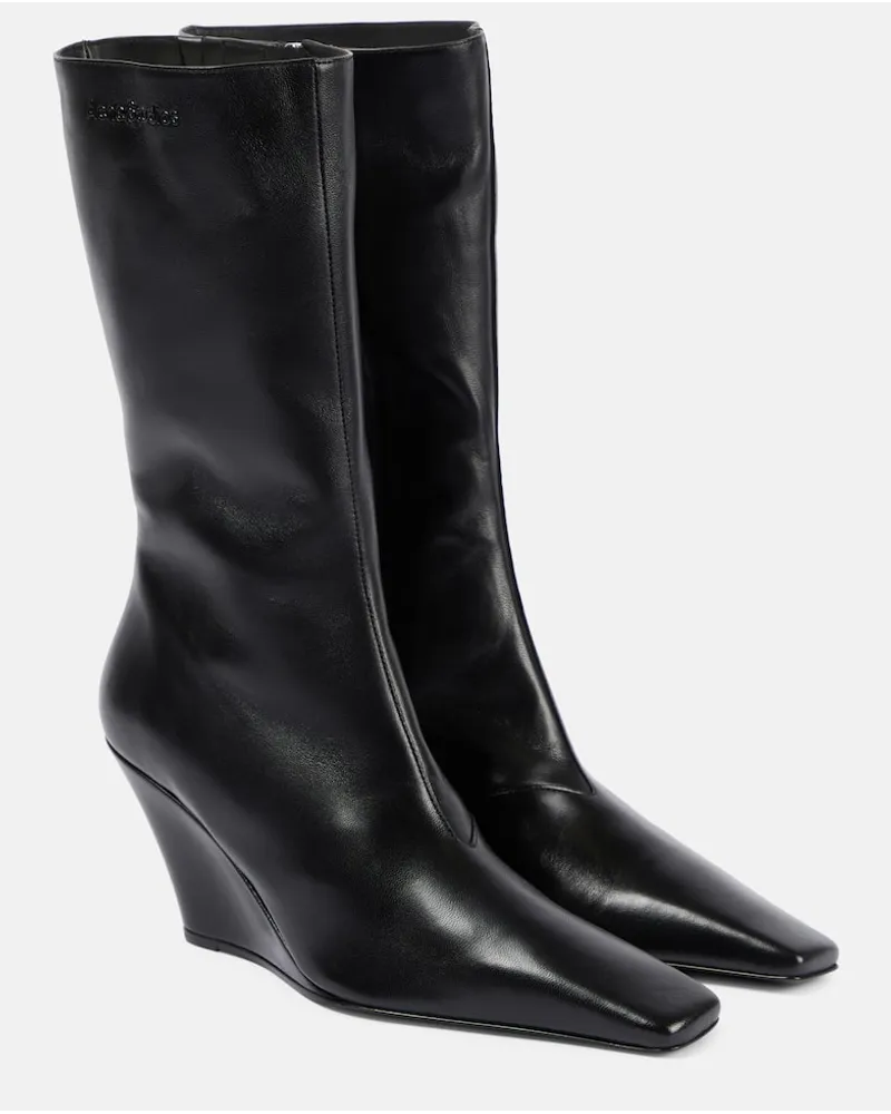 Acne Studios Stivaletti Brancesca 80 in pelle Nero