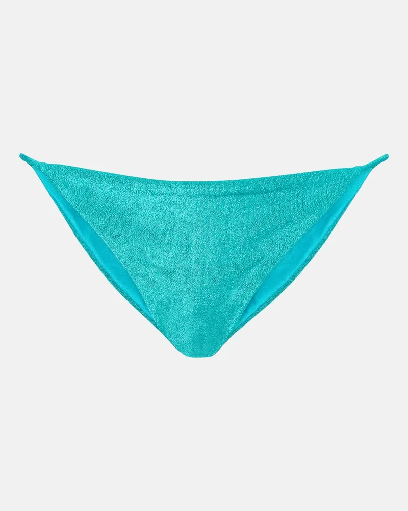 JADE SWIM Slip bikini Bare Minimum Blu