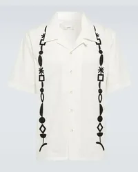 COMMAS Camicia in cotone con perline Bianco