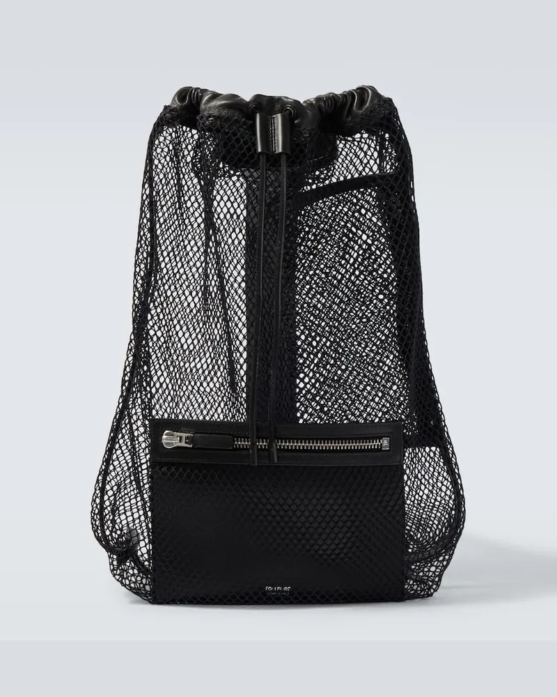 Tom Ford Zaino con pelle Nero