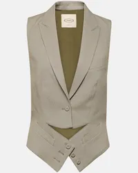 TOD'S Gilet con cut-out Beige