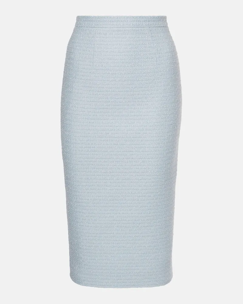 Roland Mouret Gonna midi in bouclÃ Blu