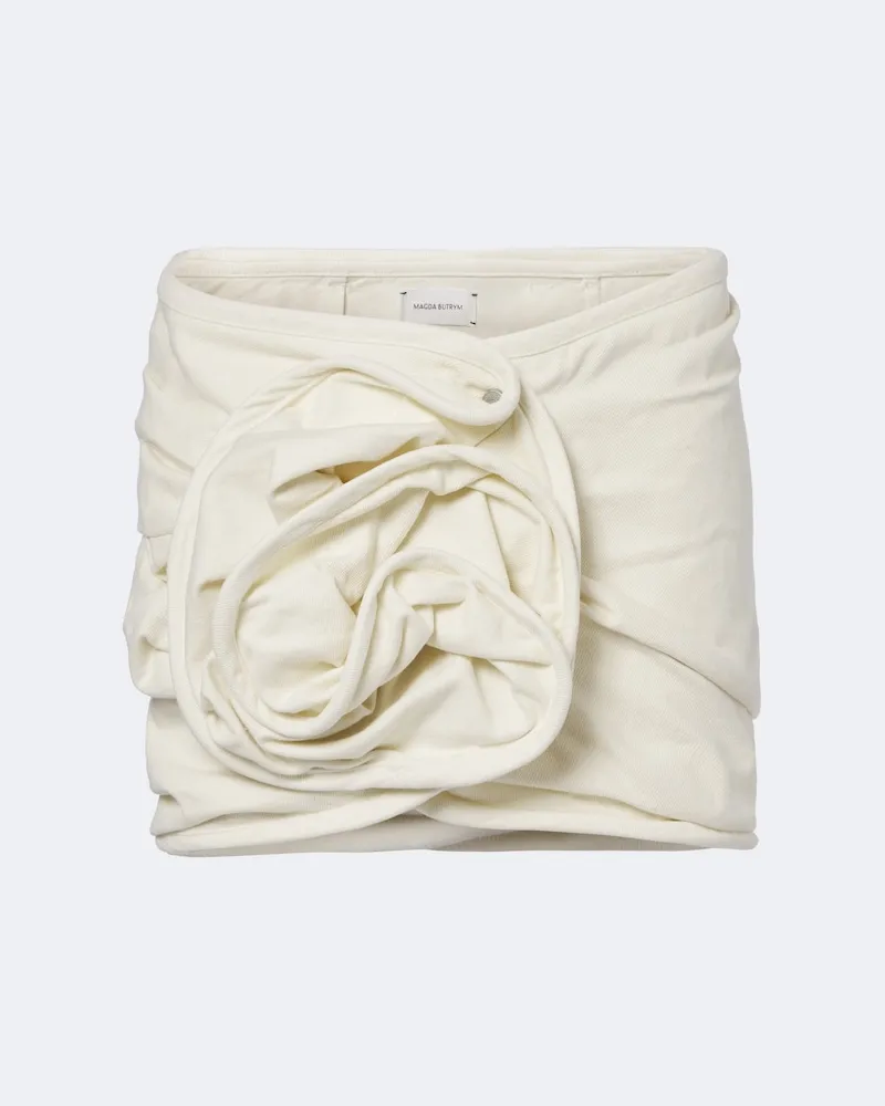 Magda Butrym Minigonna in cotone Bianco