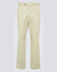 Comme des Garçons Comme des Garçons Homme Pantaloni chino in canvas di cotone Neutro