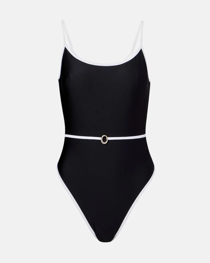 Oséree OsÃ©ree Costume intero con cintura Nero