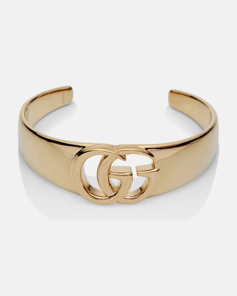 Gucci Bracciale rigido GG Marmont Oro