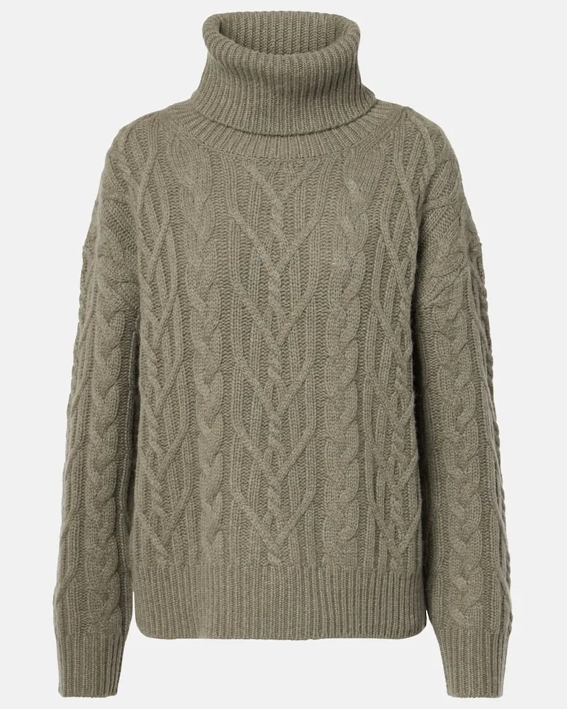 Nili Lotan Dolcevita Gigi in cashmere a trecce Verde