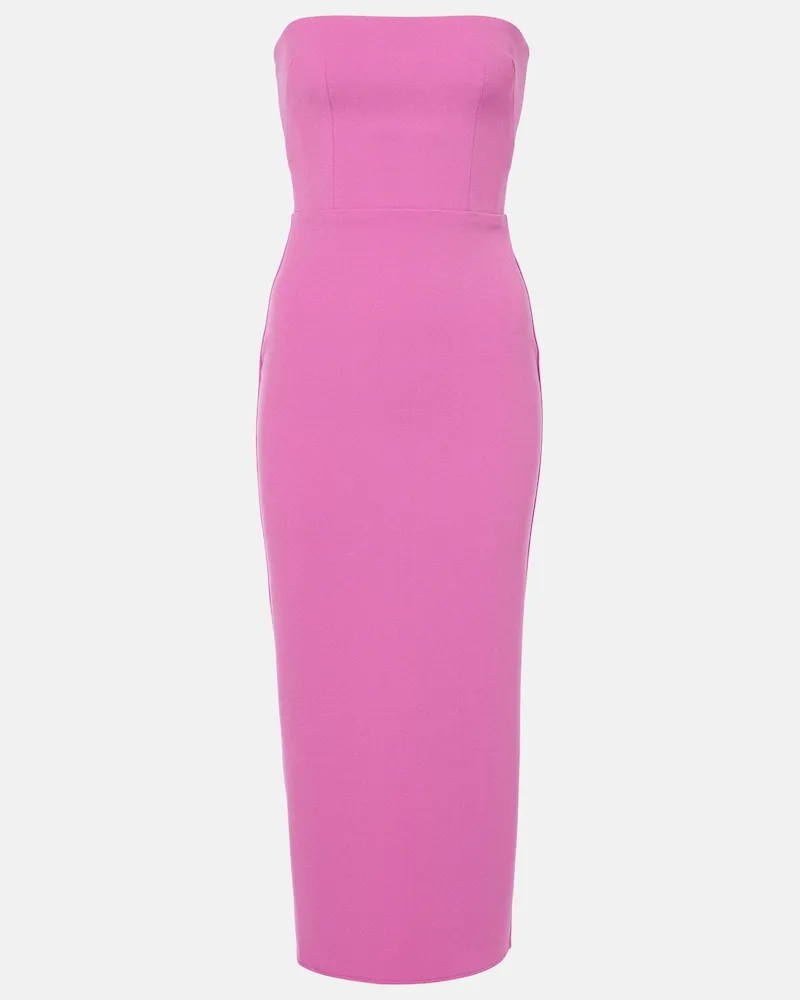 Alex Perry Abito midi a fascia Rosa