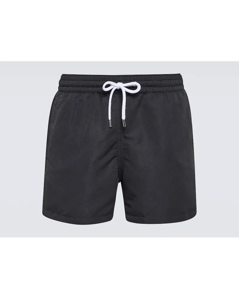 Frescobol Carioca Costume da bagno Sport Swim in cotone Nero