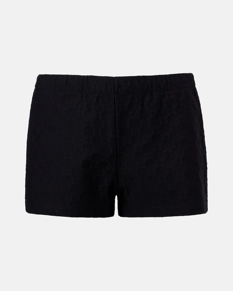 Gucci Shorts in jacquard GG Nero