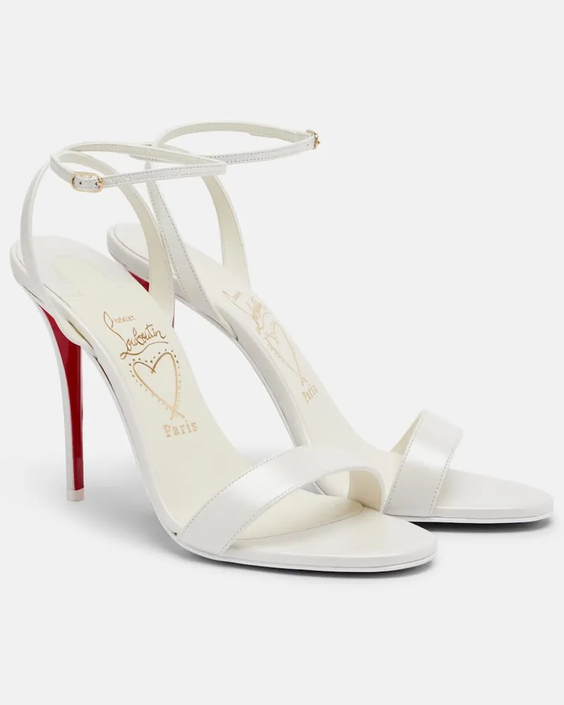 Christian Louboutin Sandali slingback Miss Z in pelle Bianco