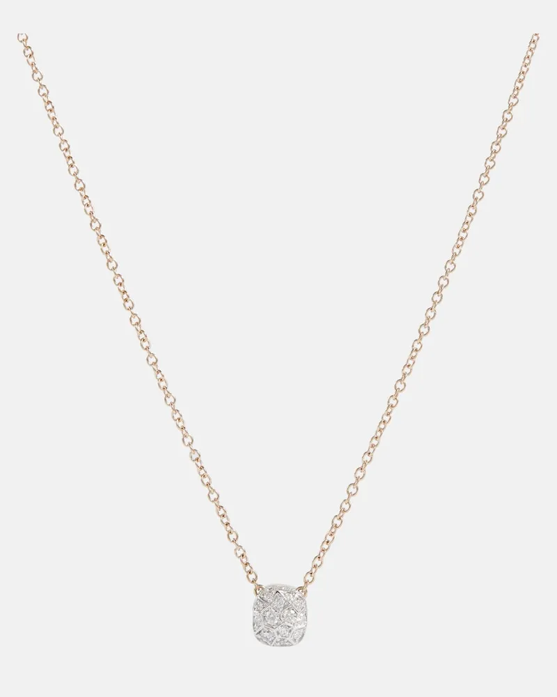Pomellato Collana Nudo Solitaire in oro 18kt Argento