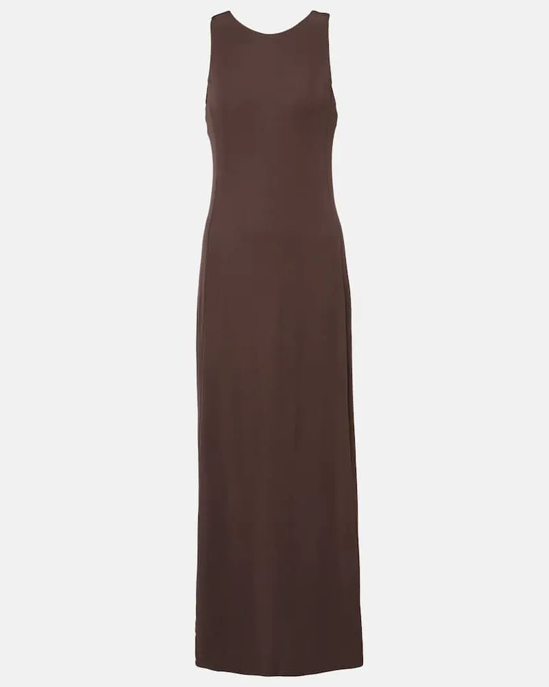 Max Mara Abito lungo Pompei Marrone