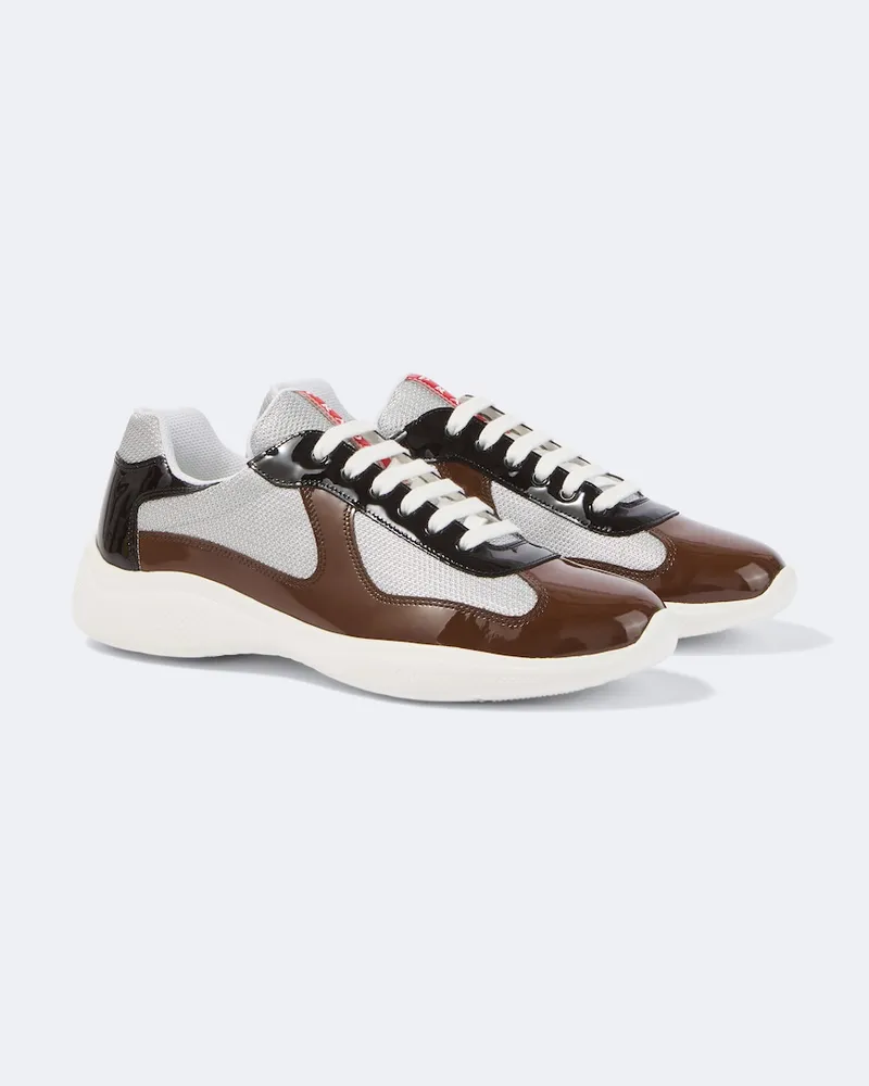 Prada Sneakers Prada America's Cup con pelle Marrone