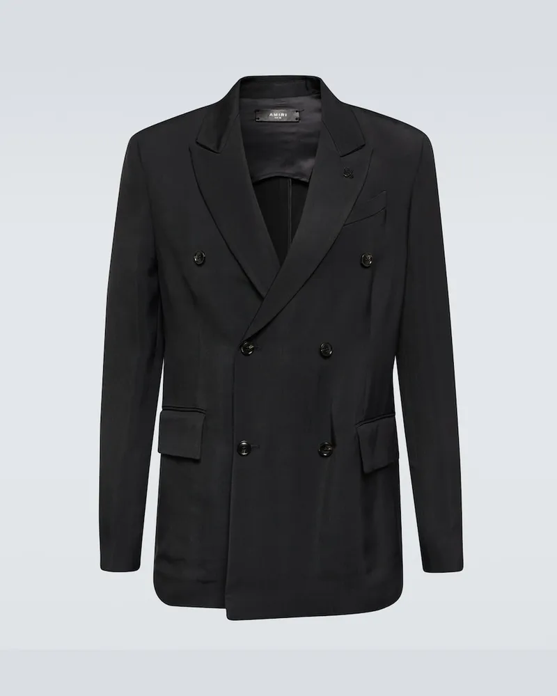 Amiri Blazer doppiopetto Nero